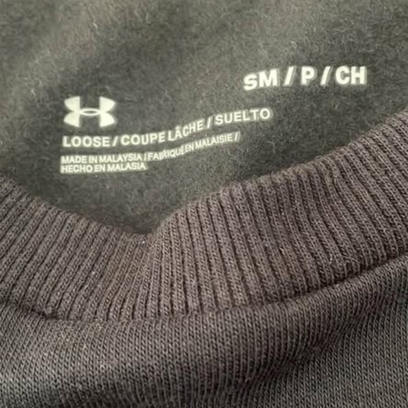 BRAND NEW men under armour rival fleece crew sweater size S (80% cotton) - Picture 7 of 7